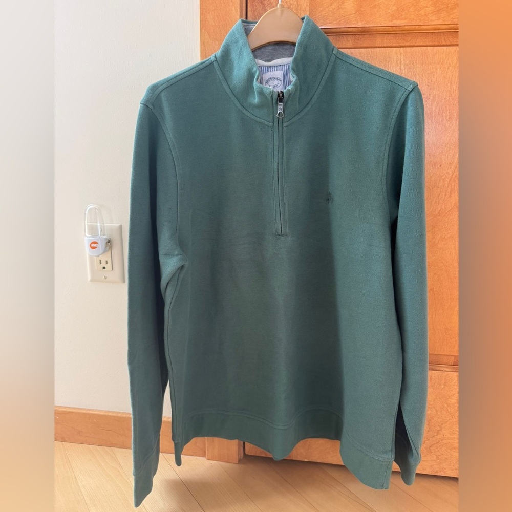Men’s Brand New size L half zip sweater from Brooks Brothers.